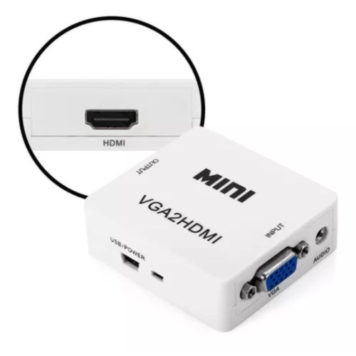Convertidor Vga Hembra A Hdmi 1080p Full Hd